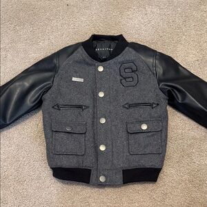 Sean John Charcoal and Black Kids Jacket